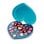 Palette de maquillage pour enfants Clementoni Crazy Chic Sirene en etui coeur irise avec miroir