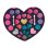 Palette de maquillage pour enfants Clementoni Crazy Chic Sirene en etui coeur irise avec miroir