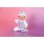 Tutù Unicorno BABY born 43cm con cappuccio, ali e cerniera frontale multicolore
