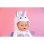 Tutù Unicorno BABY born 43cm con cappuccio, ali e cerniera frontale multicolore