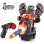 Robot de acción Silverlit Rapidfire 2 en 1 teledirigido con bláster y dardos de espuma