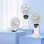 Mini Ventilador de Mano Dam Electronics 2,5W 5 Velocidades Aromaterapia Batería Recargable Pantalla LED