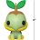 Funko Pop! Turtwig Tortipouss Figura de Vinil Pokémon com Caixa de Exposição