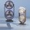 Tischventilator Dam Electronics Doppelt 5 Stufen 3 Lichtintensitäten Grau