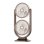 Ventoinha de Sobremesa Dupla Dam Electronics 5 Velocidades 3 Intensidades de Luz 14x9x30cm Bege