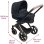 Carrinho de Bonecas 3-em-1 Corolle Cybex Priam Cinzento para Bonecas 36-42 cm