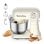 Batidor Teendow SM-B03C 12 Vitesses Bol Acier Inoxydable 5Qt Blanc