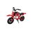 Moto elettrica per bambini JKING C6 200W 25.2V 12" Freni a disco doppi Rossa