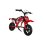 Moto elettrica per bambini JKING C6 200W 25.2V 12" Freni a disco doppi Rossa