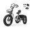 Bicicleta eléctrica Eskute T302 Pro plegable 250W 48V 20,8Ah blanca