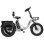 Bicicleta eléctrica Eskute T302 Pro plegable 250W 48V 20,8Ah blanca