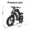 Bicicleta eléctrica JKING Fxh-002 Pro 1000W 48V Dual 20"x4,0"