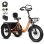 Bicicleta Eléctrica Eskute T302 Pro 250W Plegable Frenos Disco