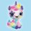 Einhorn Kuscheltier Style 4 Ever personalisierbar mit Elektro-Airbrush 120+ Schablonen 33 cm