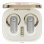 Blackview Airbuds K2 kabellose Bluetooth 6.0 Kinderkopfhörer mit Tierdesign, weiß gold