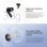 Auriculares Blackview Airbuds 17 sans fil Bluetooth 6.0 ANC ENC ergonomiques noirs