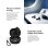 Auriculares Blackview Airbuds 17 sans fil Bluetooth 6.0 ANC ENC ergonomiques noirs