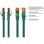 Cabo de rede Varia CAT7 S/FTP RJ45 1,5 m verde TPE