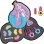 Kit de Maquiagem Sereia Clementoni Crazy Chic - 2 Paletes Cosméticos Seguros
