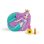 Kit de Maquiagem Sereia Clementoni Crazy Chic - 2 Paletes Cosméticos Seguros