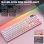 Teclado Aula F108 Pro mecánico inalámbrico RGB hot-swap full size
