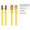 Cable Patch Varia CAT7 RJ45 0,25 m Amarillo S/FTP Slim