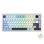 Teclado Aula F75 Max mecánico inalámbrico compacto 75% RGB Hot-swappable