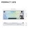 Teclado Aula F75 Max mecánico inalámbrico compacto 75% RGB Hot-swappable
