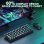 Teclado Aula Win60 HE magnético compacto con switches Hall Effect y RGB