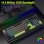 Teclado Aula F99 Pro mecánico inalámbrico tri-mode hot-swappable RGB