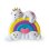 Kit de Maquillagem Infantil Arco-Íris Clementoni Crazy Chic