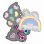 Kit de Maquillagem Infantil Arco-Íris Clementoni Crazy Chic