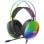 Auriculares xO GE11 con cable USB y jack 3,5 mm, micrófono y RGB, negros