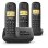 Telefone sem fios Gigaset Basic 100A Trio 3 terminais Contestador
