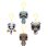 Porta-chaves de anel Funko Mystery Minis Jurassic Park Plush Multicor 102 mm