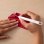 Rouleau de Vinyle de Transfert Thermique Cricut Joy Xtra Smart Iron-On Rouge 241x609 mm