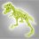Kit de excavación Clementoni Archéo Ludic T-Rex fosforescente