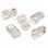 RJ45-Stecker Gembird LC-8P8C-001/100 Cat5 Vergoldet 100 Stück