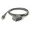 Zebra RS232 DB9 Seriellkabel Männlich zu Weiblich Grau 2,1 m