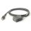 Zebra RS232 DB9 Seriellkabel Männlich zu Weiblich Grau 2,1 m