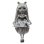 Boneca MGA Shadow High Luna 28 cm Articulada Cabelo Prata Vestido Metálico