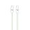 Cavo USB-C a USB-C Celly Intrecciato 1,5 m Verde/Bianco