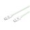 Cavo USB-C a USB-C Celly Intrecciato 1,5 m Verde/Bianco