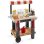 Carrinho Street Food Ecoiffier 100% Chef Brinquedo Cozinha 25 Peças
