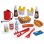 Carrinho Street Food Ecoiffier 100% Chef Brinquedo Cozinha 25 Peças