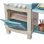 Cuisine de jeu Ecoiffier Vert Azur avec four abattable, 3 feux et 16 accessoires
