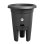 Vaso para Morangos Elho Green Basics 33 cm Negro Reciclado