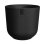 Vaso da interno Elho Jazz Rond Nero Ø26 H24 100% plastica riciclata
