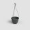Vaso Sospeso Artevasi Algarve 8 L Grigio Antracite Opaco 31x31x20,5 cm