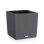 Macetero LECHUZA Cube Cottage 30 Autorriego Granito Gris 30x30x30 cm
